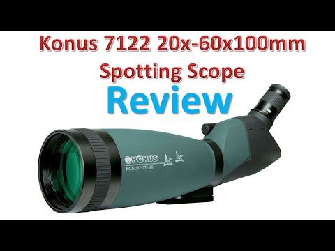 Konus 7122 20x-60x100mm Spotting Scope Review | Best Spotting Scopes.