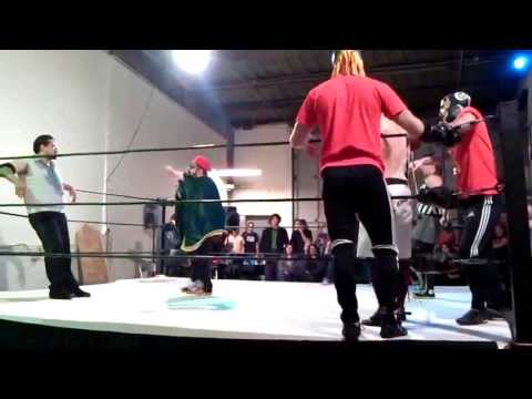 El Chango Blanco vs B.A. Maracas. Shoot Style Pro Wrestling Match. 321 Battle Super Show...