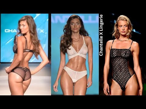 CHANTELLE X Lingerie Collection Runway Fashion Show In Slow Motion | PT 1 | Paraiso Swim Week | 4K