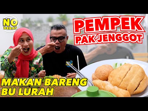 KULIDEL KULINER PASAR MINGGU - MAKAN PEMPEK PAK JENGGOT BARENG BU LURAH