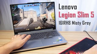 Lenovo Legion Slim 5 16IRH8 Storm Gray (82YA00EBRA) - відео 1