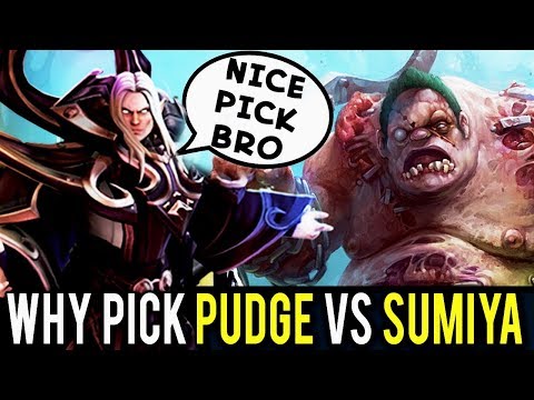 Never Pick Pudge vs Invoker God — SumiYa knows How to Counter Impossible Hook