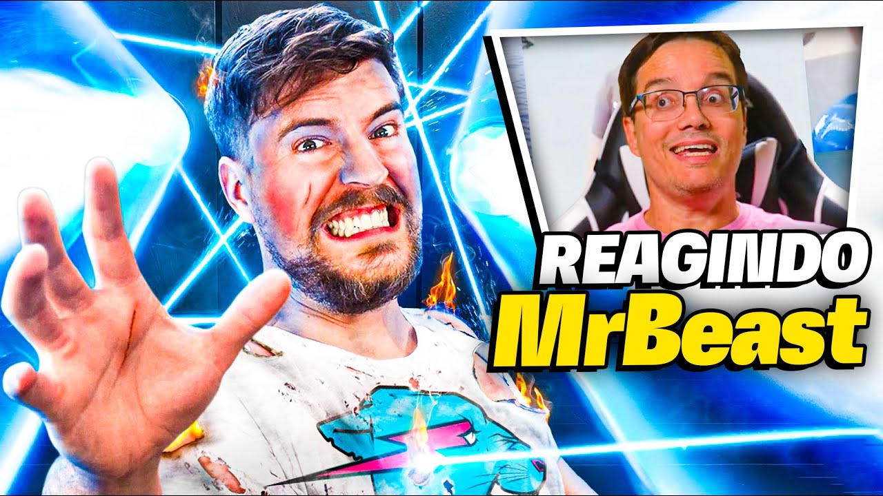 REAGINDO AO LABIRINTO DE LASER DO MRBEAST