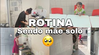 ROTINA DA MANHÃ CUIDANDO DO MEU FILHO SOZINHA 🥹💔