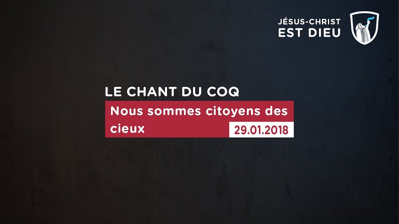 Thumbnail of video: Nous sommes citoyens des cieux