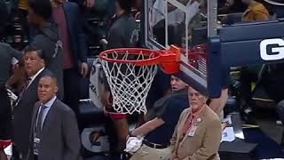 Kid makes half court shot at Pacers game