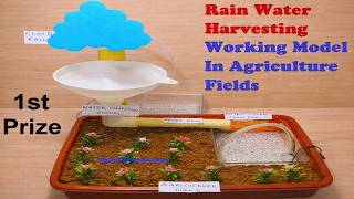 Rainwater harvesting working model | inspire award science project