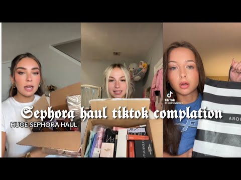 Sephora Haul Titok Complation 🛍️💸 - NEW!! #sephorahaul #sephora #makeup #skincare #haul #unboxing