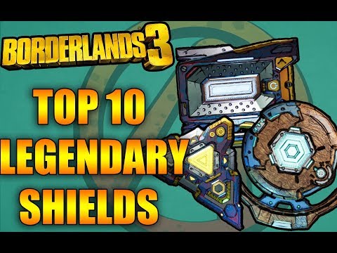 TOP 10 Legendary Shields In Borderlands 3! (Best Shields Mayhem 4!)