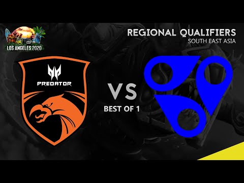 TNC Predator vs Reality Rift Game 1 (BO1) ESL One Los Angeles 2020 SEA Closed Qualifier