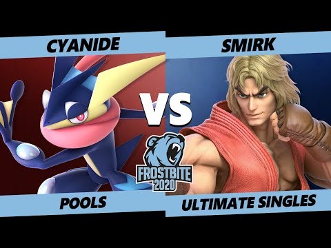 Frostbite 2020 SSBU Pools - LSG | Cyanide (Greninja) Vs. Armada | Smirk (Ken) Smash Ultimate Singles