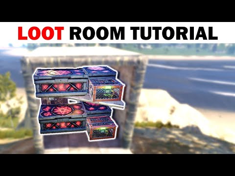 How To Build My Standard TC Loot Room - RUST Tutorial