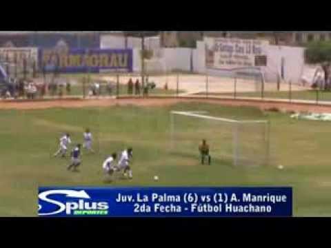 JUV. LA PALMA (6) vs (1) A. MANRIQUE - 2da Fecha/Fútbol Huachano 2014.