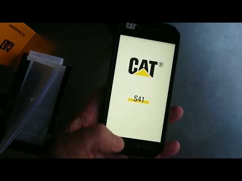 Cat S41 Smartphone unboxing