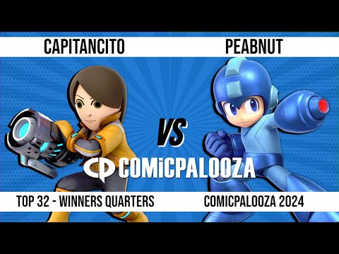 Comicpalooza 2024 - Top 32 WQF - Capitancito (Mii Gunner) VS Peabnut (Mega Man)