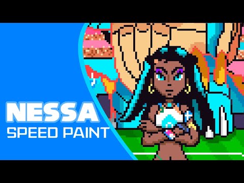 Speed Paint - Nessa and Drednaw Gigamax