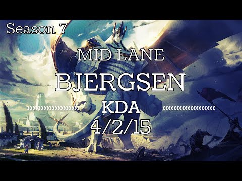 Bjergsen - Galio vs Ryze - NA - Gameplay Highlight S7