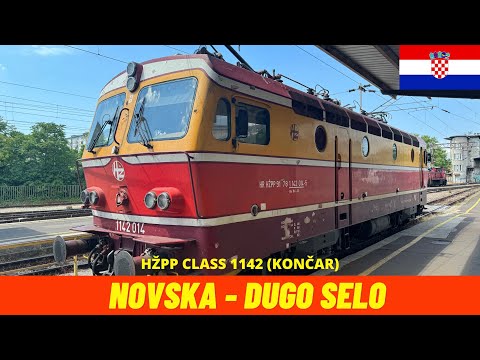 Cab Ride Novska - Dugo Selo (M103 Railway, Croatia) train driver's view 4K