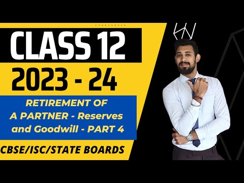 Retirement | Reserves and Goodwill Questions | All Basics | Part 4 | Class 12