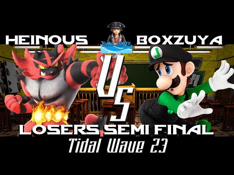 VGC: Tidal Wave 23: Losers Semi-Final | Heinous (Incineroar) V.S. Boxzuya (Luigi)
