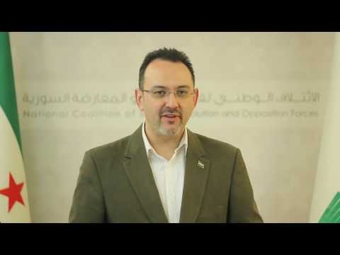 ملخص المواقف يلقيها رئيس المكتب الإعلامي في الائتلاف السوري المعارض خالد الصالح 14 كانون الأول 2013
