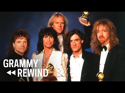 Watch Aerosmith Win Best Rock Performance In 1991 | GRAMMY Rewind