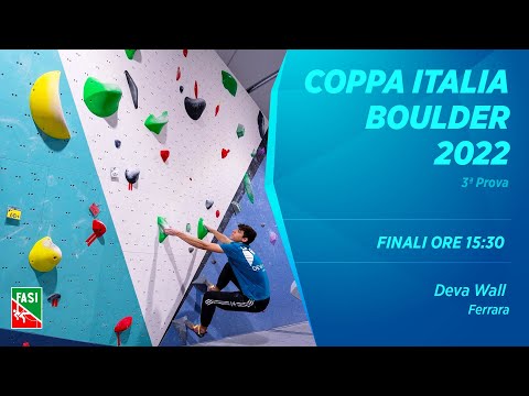 Coppa Italia Boulder 2022 - 3° prova - Deva Wall - FINALI
