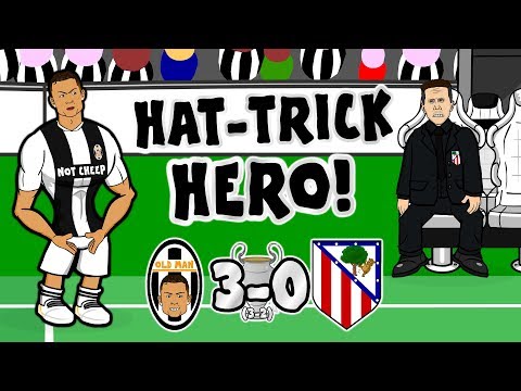 💪🏼RONALDO HAT-TRICK HERO!💪🏼(Juventus vs Atletico Madrid 3-0 Parody Song Goals Highlights)