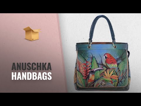 Our Favorites Anuschka Handbags [2018]: Anuschka Leather Large Convertible Satchel Built In Wallet