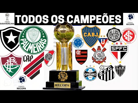 TODOS CAMPEES DA RECOPA SUL-AMERICANA (1989-2020)