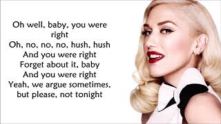 Gwen Stefani - U started it (LYRICS)