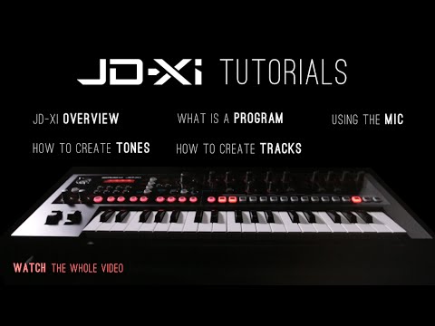 Roland JD-Xi 37-Key Analog/Digital Crossover Synthesizer 2015 - Present - Black image 6