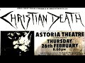 Christian Death Astoria Theatre London UK 26 Feb 1987