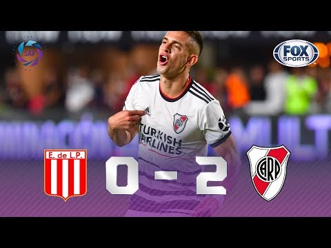 SEGUE O LÍDER! Veja os melhores momentos de Estudiantes 0 x 2 River Plate pela Superliga Argentina