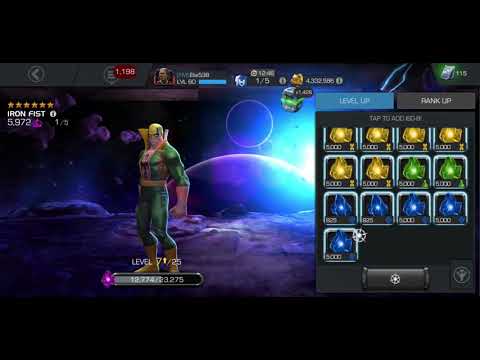 First 6 Star Crystal opening and level up - marvel contest of champions