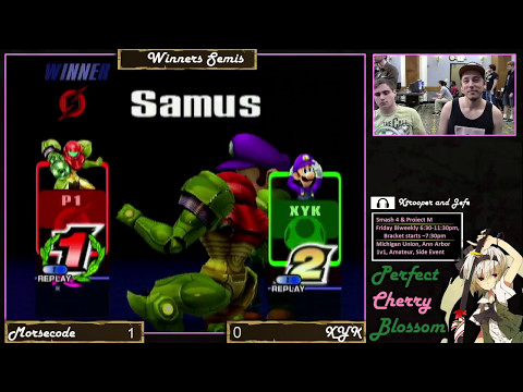Perfect Cherry Blossom Bi-Weekly #1 - Winners Semis - XYK (Luigi) v Morsecode (Samus)