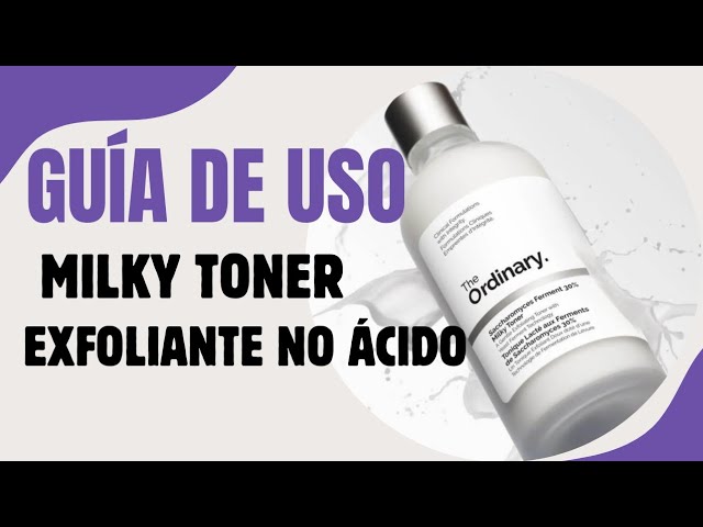Vídeo relacionado con The Ordinary Saccharomyces Ferment 30% Milky Toner, Tónico Facial Lácteo con Fermento de Saccharomyces, Tónico exfoliante e hidratante para una piel más suave y luminosa, 100 ml