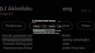 Download lagu lirik lagu dj akimilaku masih ganteng story wa mp3