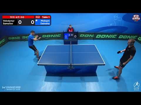 15:30 Volodymyr Samoilov 0 - 3 Maksym Deineha West 3 WIN CUP 15.11.2022 | TABLE TENNIS WINCUP