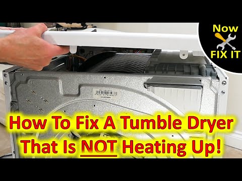 Dryer NOT Getting Hot? // How to FIX a Tumble Dryer that is Not Heating Up!