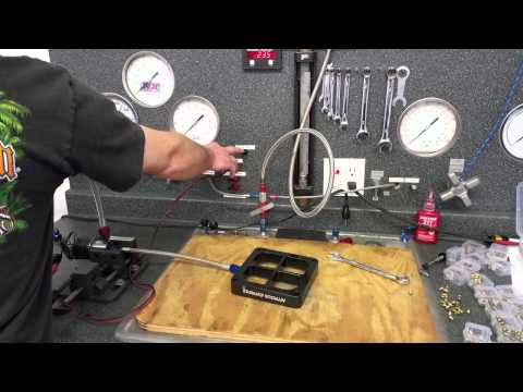Flow Testing the NX Single Entry Crossbar Nitrous Plate