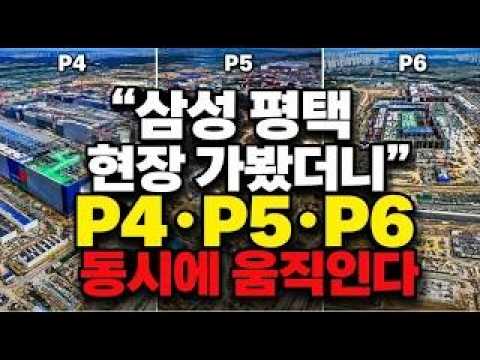 “삼성 평택 현장 가봤더니”…P4·P5·P6 드디어 동시에 간다