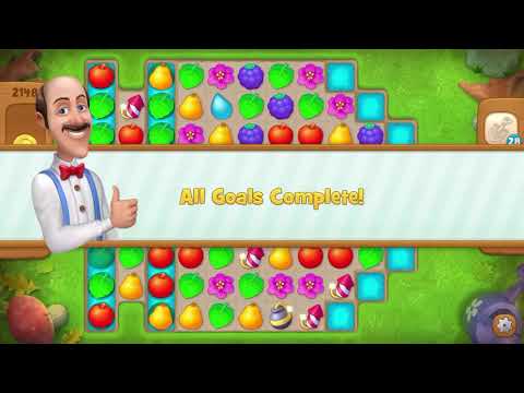 Gardenscapes Level 2148 With No Boosters - Lake House: Cat Planter