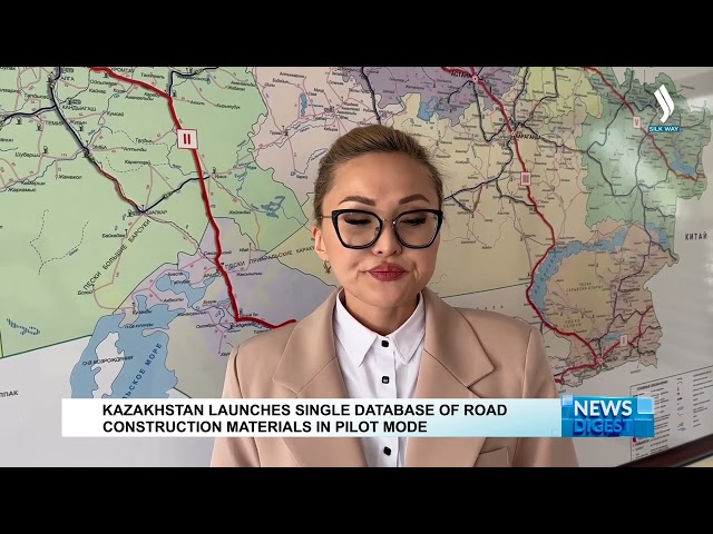 Kazakhstan launches single database of road construction materials in pilot mode
