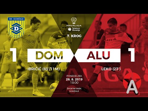 7.krog: Domžale - Aluminij 1:1 ; Prva liga Telekom Slovenije 2019/2020