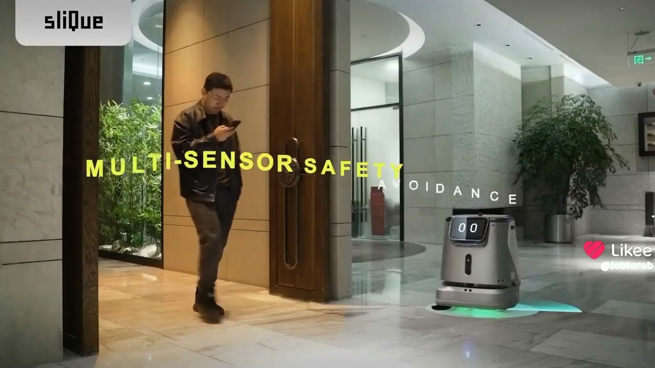 #Job To #Robot :sliQue #Robotics, ROSI commercial cleaning autonomous robot #Robots looking for #Job