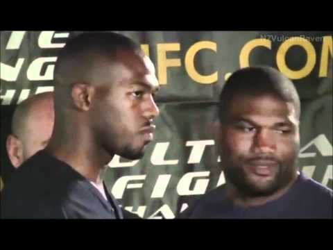 Jon Jones vs Quinton Rampage Jackson Stare Down