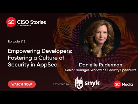 Empowering Developers: Fostering a Culture of Security in AppSec - Danielle Ruderman - CSP #213
