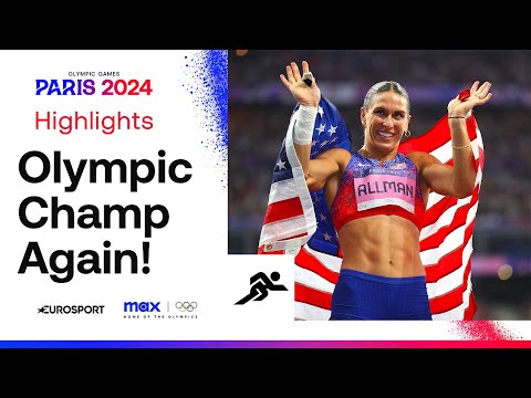 USA's Valarie Allman DEFENDS her title! 🥇 | Women's Discus Final Highlights | #Paris2024 #Olympics