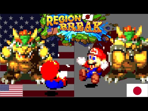 Japanese Mario RPG is VERY Different - Region Break